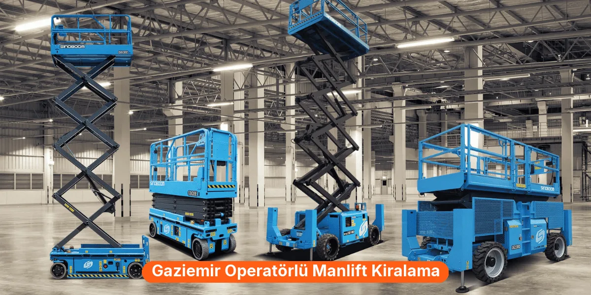 Gaziemir Operatörlü Manlift Kiralama